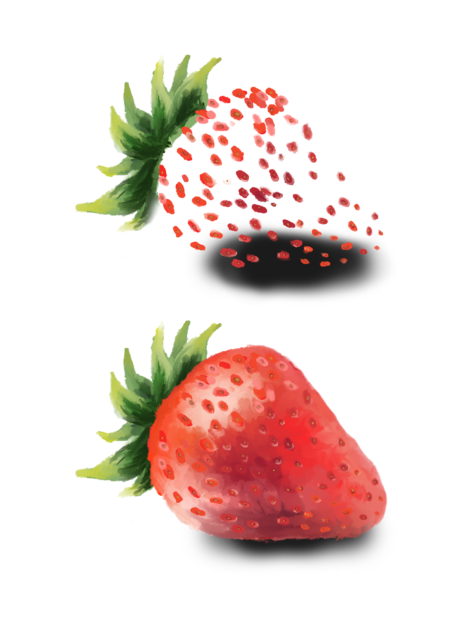Strawberry Painting